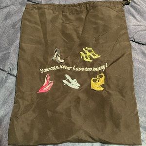 Shoe dust bag; perfect for heels